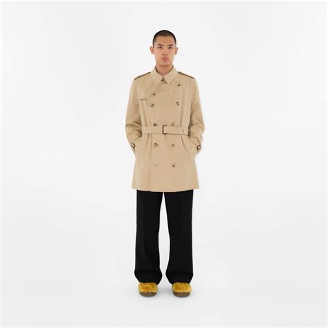 burberry short honey men trench|Short Kensington Heritage Trench Coat in Honey .